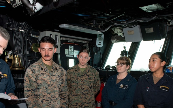 SY 24 | Sailor Recognition Aboard Boxer