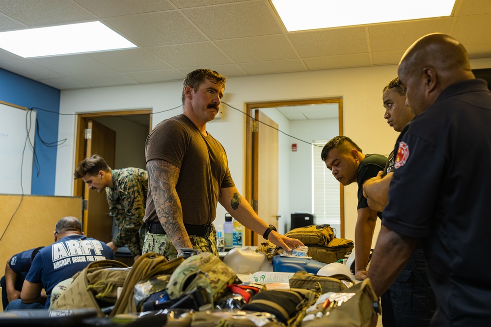 Koa Moana 24: CLB-13 Trains with Pohnpei Fire Department