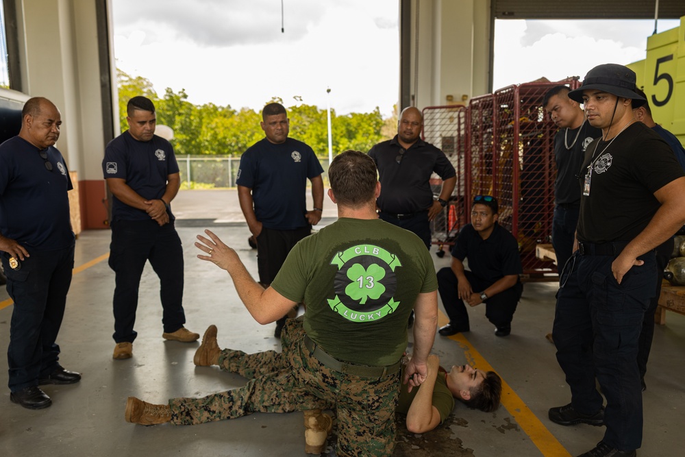 Koa Moana 24: CLB-13 Trains with Pohnpei Fire Department