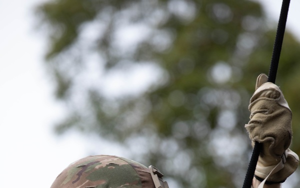Army Reserve Best Squad Competition 2024 - Rappel Tower