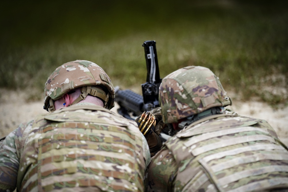 Army Reserve Best Squad Competition 2024 - Crew-Served Weapon Qualification