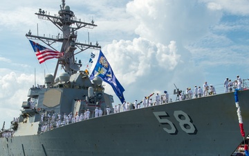 USS Laboon Returns Home from Deployment