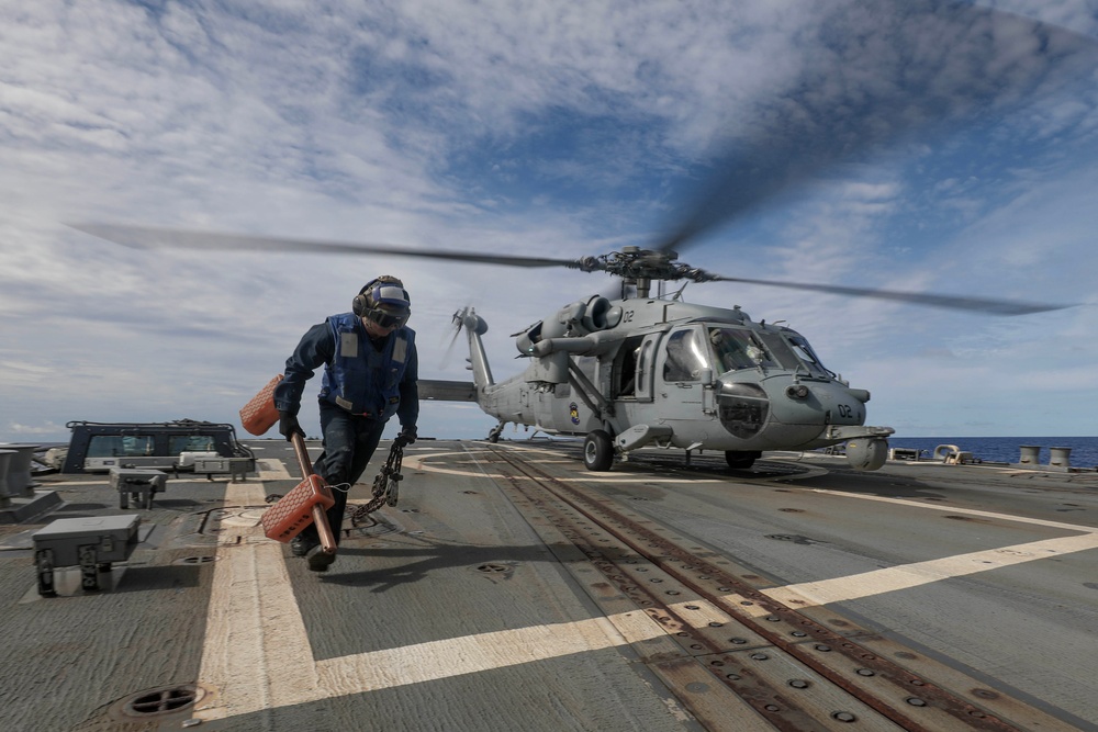 USS Dewey (DDG 105) Conducts Naval Surface Fire Support Exercise During Pacific Vanguard 2024