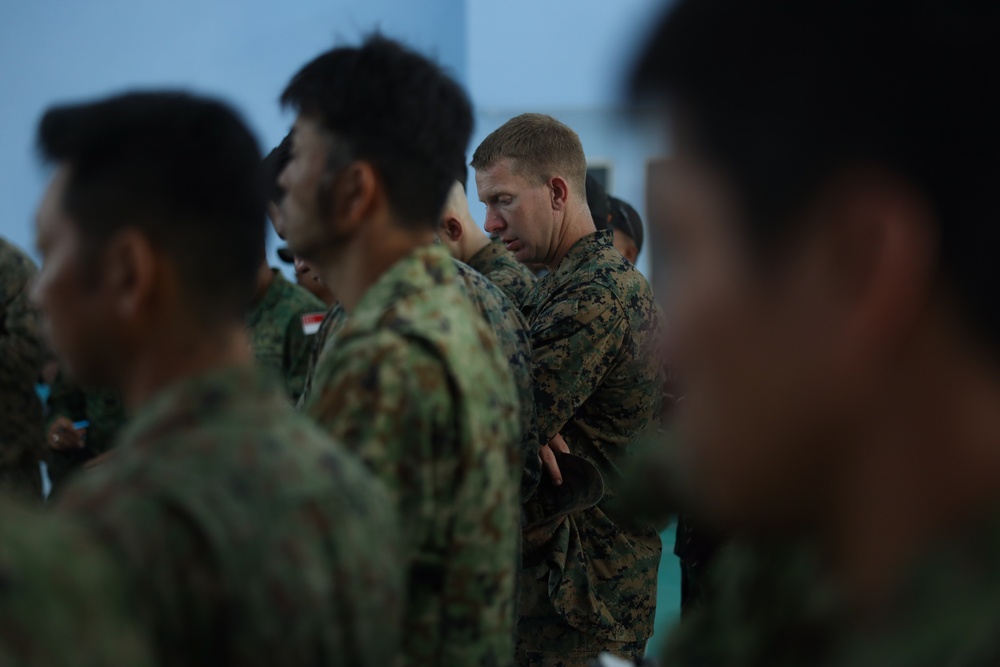 1st Bn., 1st Marines participates in rehearsal of concept brief during Super Garuda Shield 2024