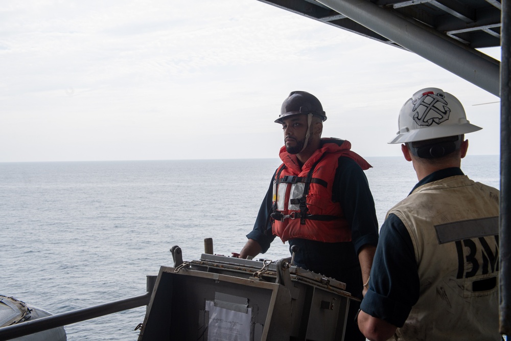 Small Boat Operations Aboard USS America (LHA 6)