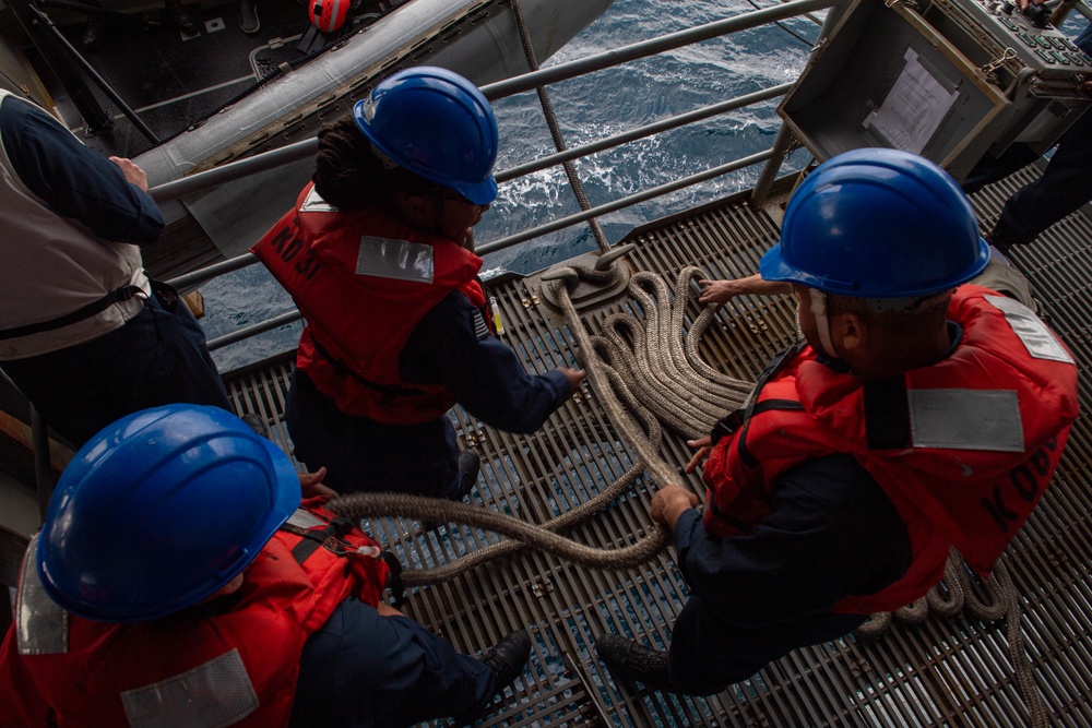 Small Boat Operations Aboard USS America (LHA 6)