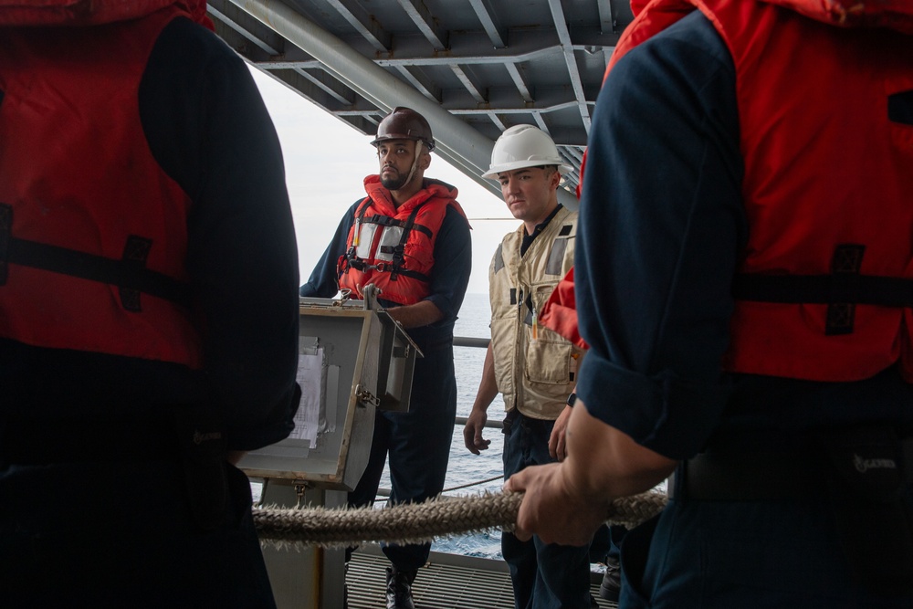 Small Boat Operations Aboard USS America (LHA 6)