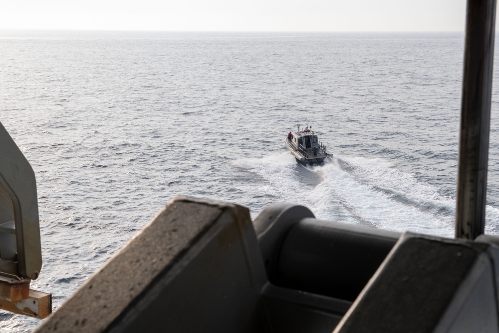 Small Boat Operations Aboard USS America (LHA 6)