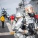 Flight Deck Fire Drill Aboard USS America (LHA 6)