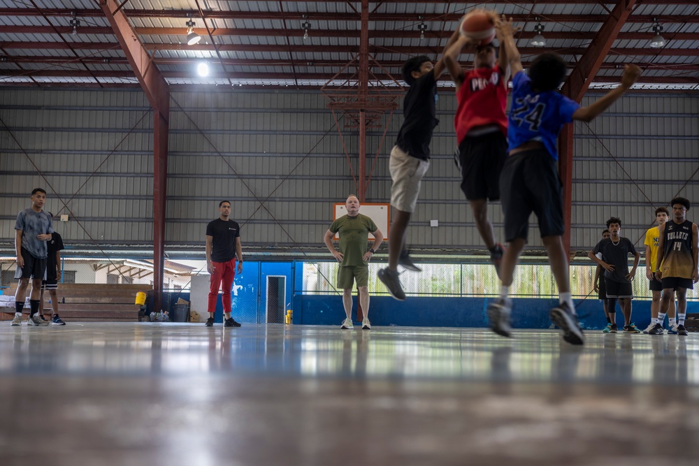 Koa Moana 24: U.S. Marines Continue to Invest in the Palau High School Basketball Team