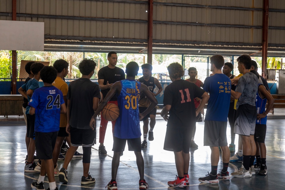 Koa Moana 24: U.S. Marines Continue to Invest in the Palau High School Basketball Team