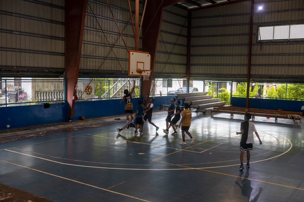 Koa Moana 24: U.S. Marines Continue to Invest in the Palau High School Basketball Team