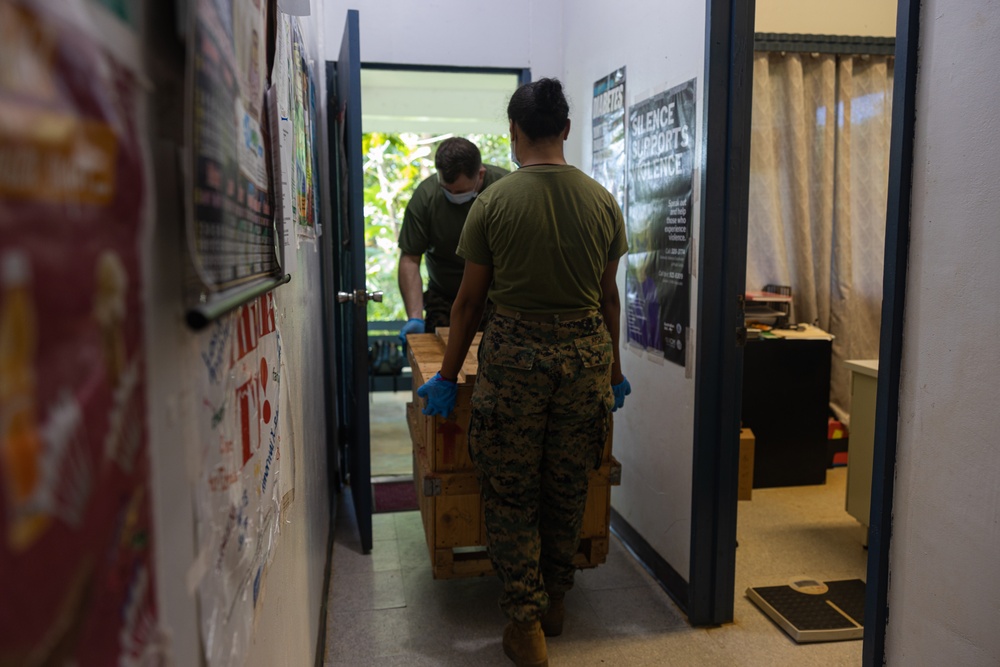 Koa Moana 24: U.S. Sailors Renovate Pohnlangas Dispensary
