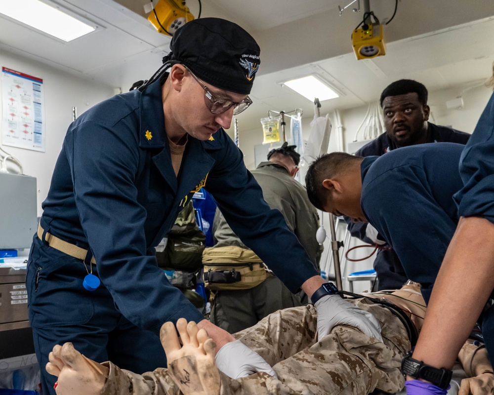 SY 24 | USS Boxer, ROK Navy conduct mass casualty drill