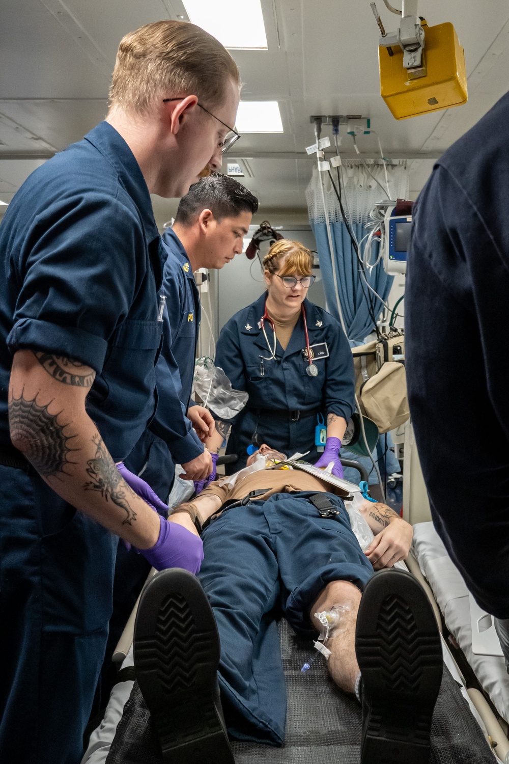 SY 24 | USS Boxer, ROK Navy conduct mass casualty drill