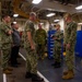 Rear Adm. Scott Brown Tours Emory S. Land Machine Shop in HMAS Stirling