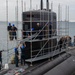 Sailors Build Scaffolding aboard USS Hawaii