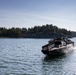 U.S. Marines conduct pre-operation training aboard Swedish combat boats