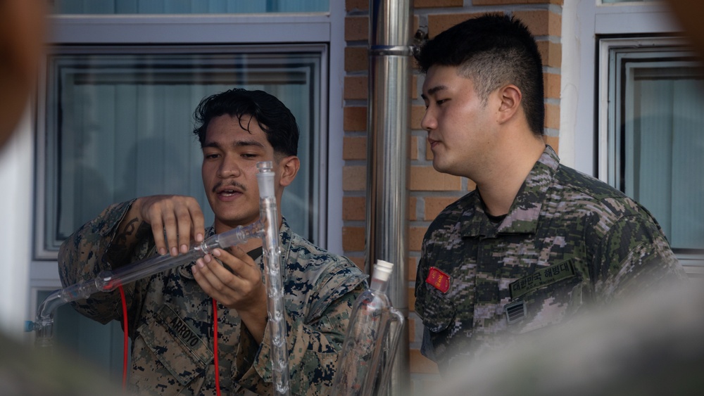 SY 24 | ROK Marines Take Part in Joint CBRN Class Hosted by 15th and 31st MEU CBRN Marines