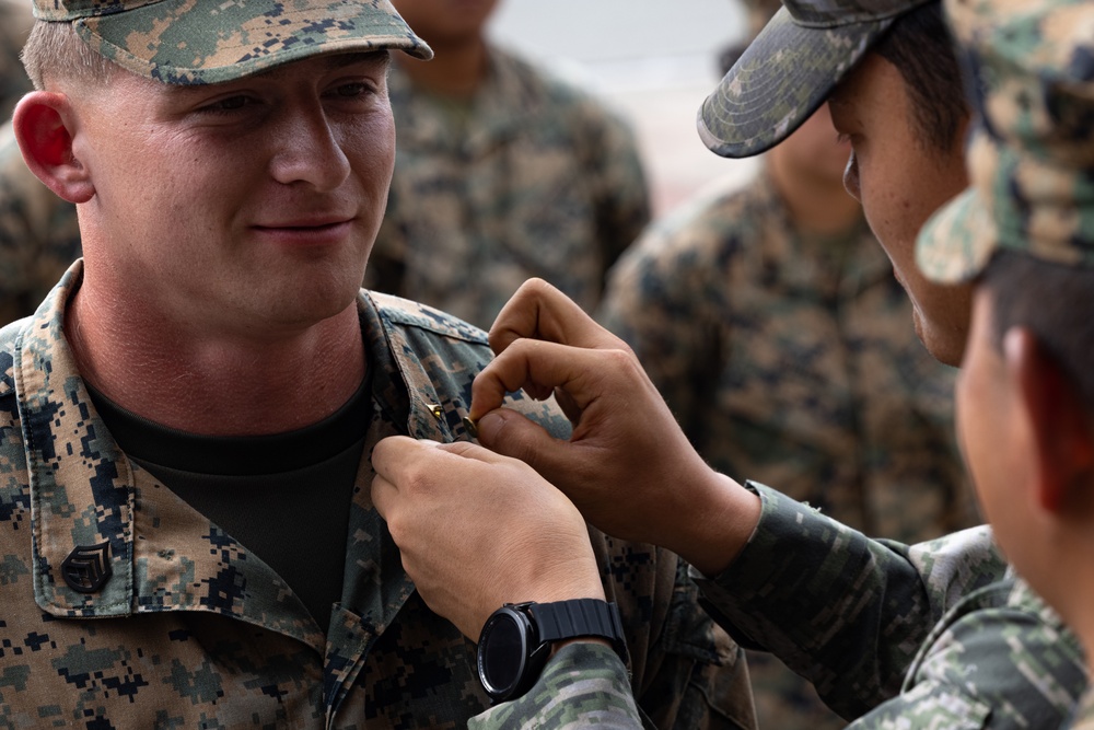 SY 24 | SNCO Promotion Alongside ROK Marines