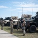 Liberty Wing Defenders train base defense procedures with JLTVs