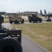 Liberty Wing Defenders train base defense procedures with JLTVs