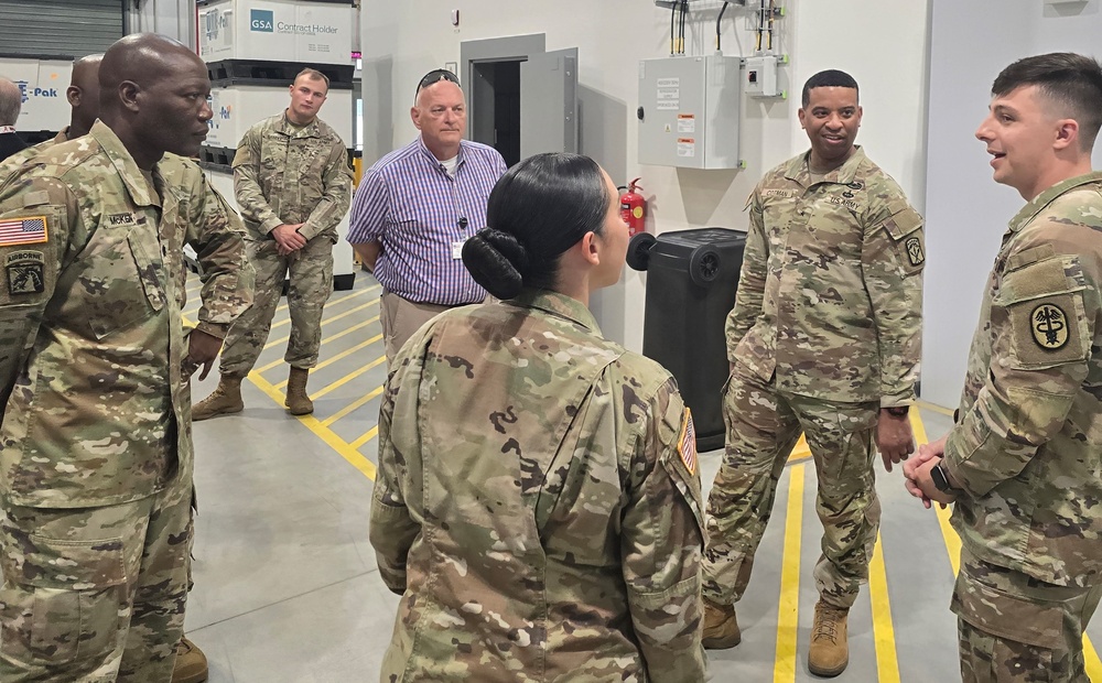 593rd ESC, 53rd Trans. Bn. command teams visit Army’s newest APS-2 worksite