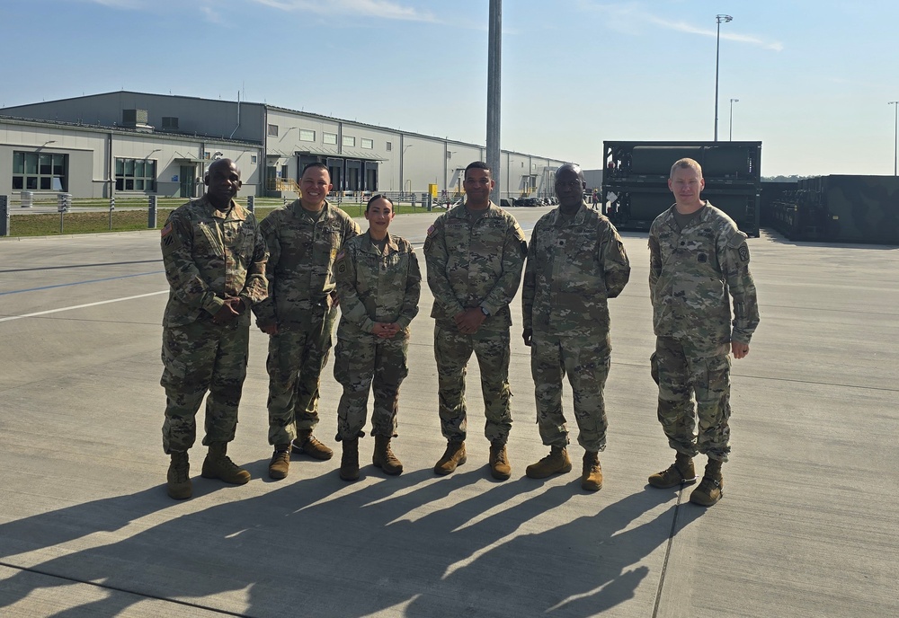 593rd ESC, 53rd Trans. Bn. command teams visit Army’s newest APS worksite