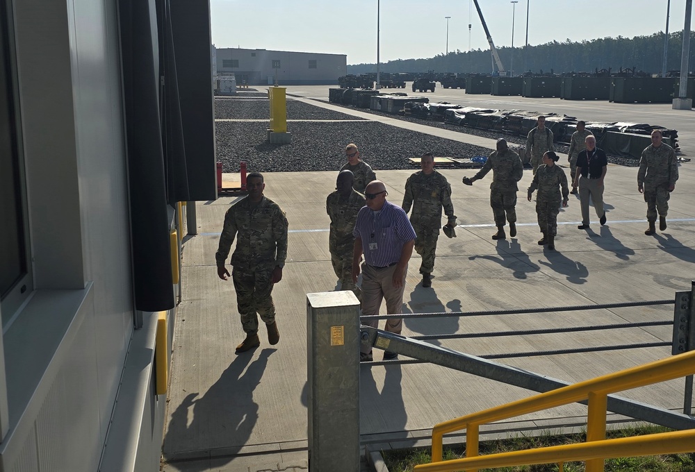 593rd ESC, 53rd Trans. Bn. command teams visit Army’s newest APS worksite