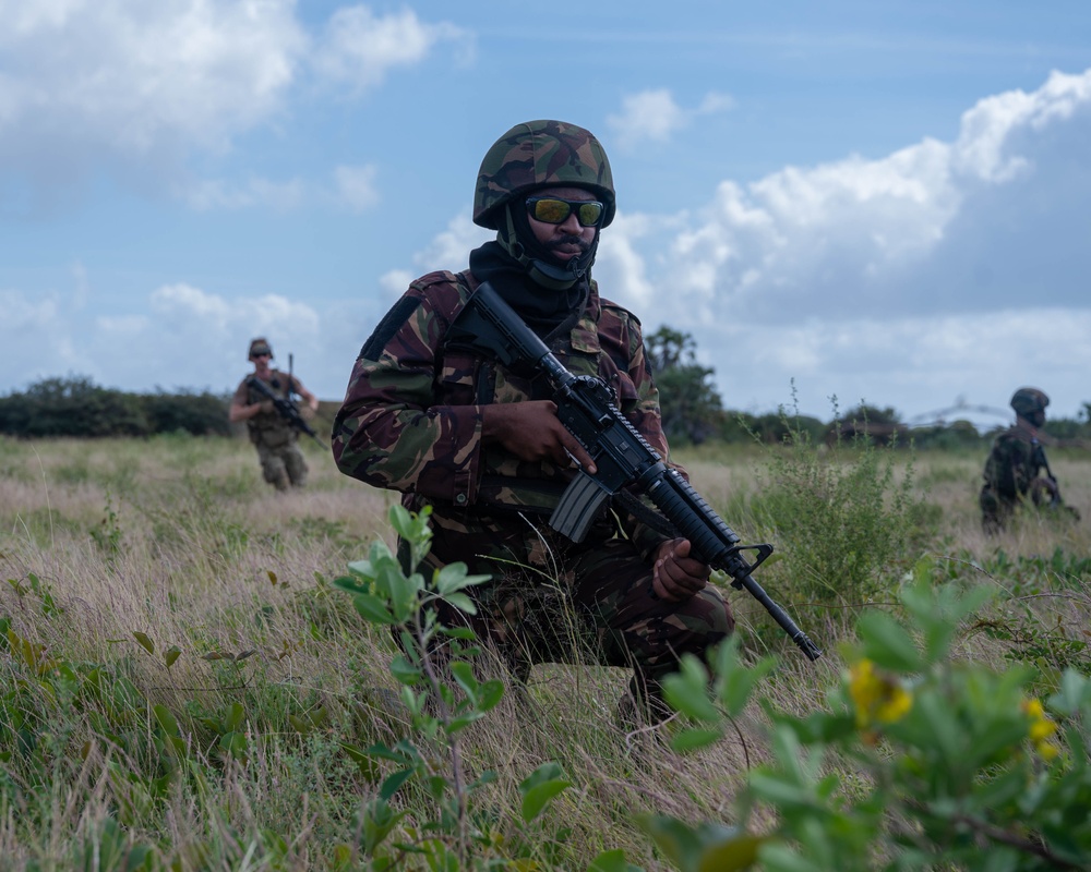 U.S. Military and Kenya Defense Forces strengthen base defense response