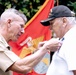 Commandant, Gen. Smith, Presents Cpl. Heller with Navy Cross