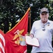 Commandant, Gen. Smith, Presents Cpl. Heller with Navy Cross