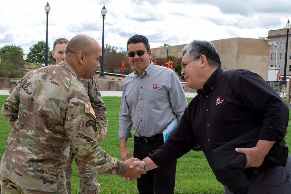 Assistant Secretary of the Army for Civil Works visits Poplar, Mid-Bay Island projects