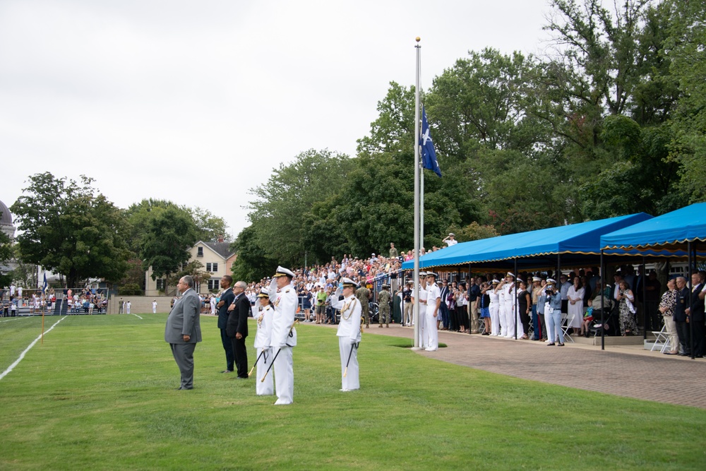 U.S. Naval Academy Holds the First Formal Parade of the 2024 Season