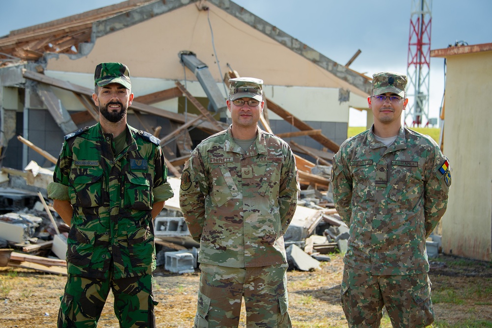 Tri-lateral demolition exercise at Lajes Field