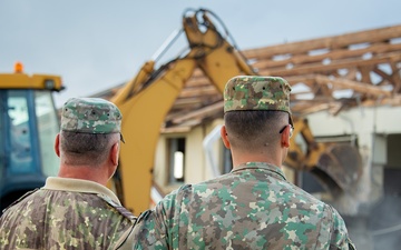 Tri-lateral demolition exercise at Lajes Field