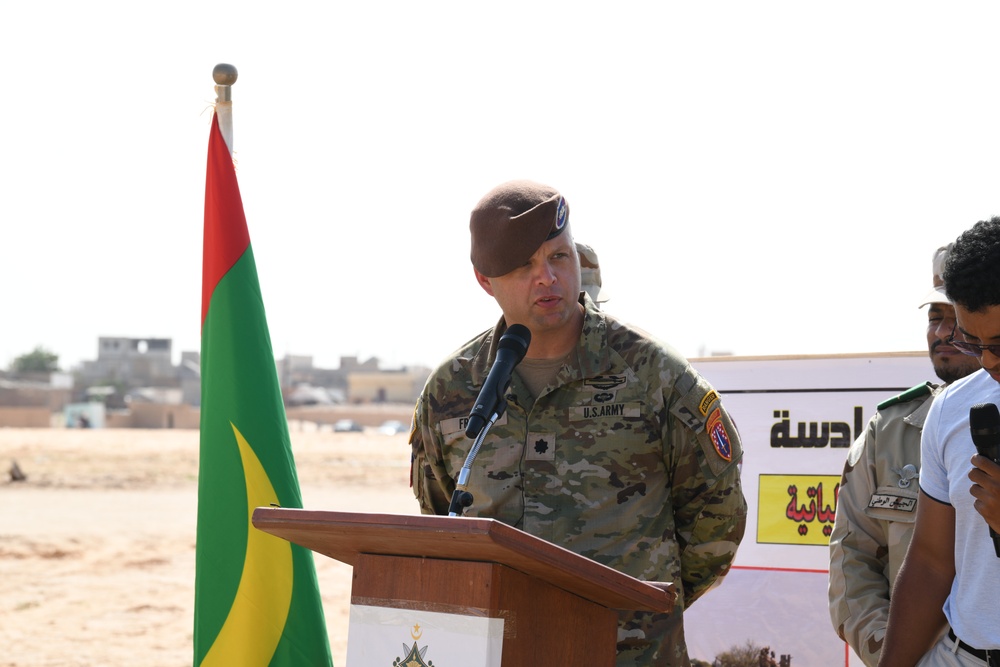 U.S. Army Advisors, Civil Affairs train with Mauritanian Army