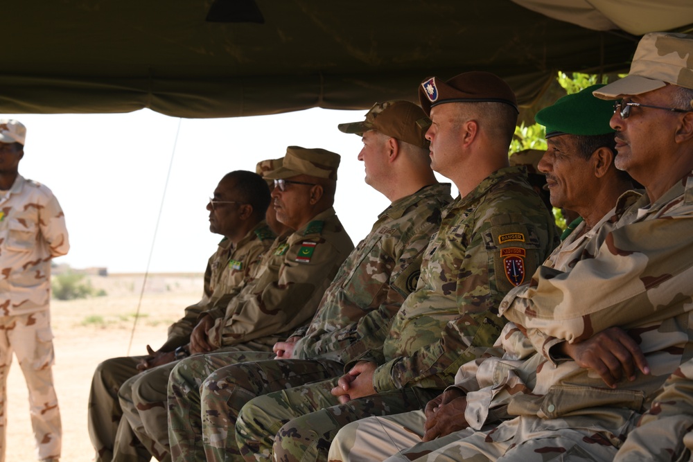 U.S. Army Advisors, Civil Affairs train with Mauritanian Army