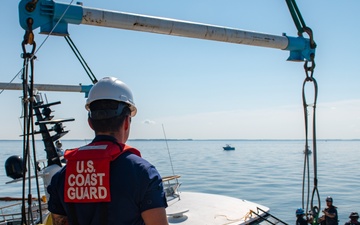 Coast Guard monitors salvage of yacht  ‘Lovebug’