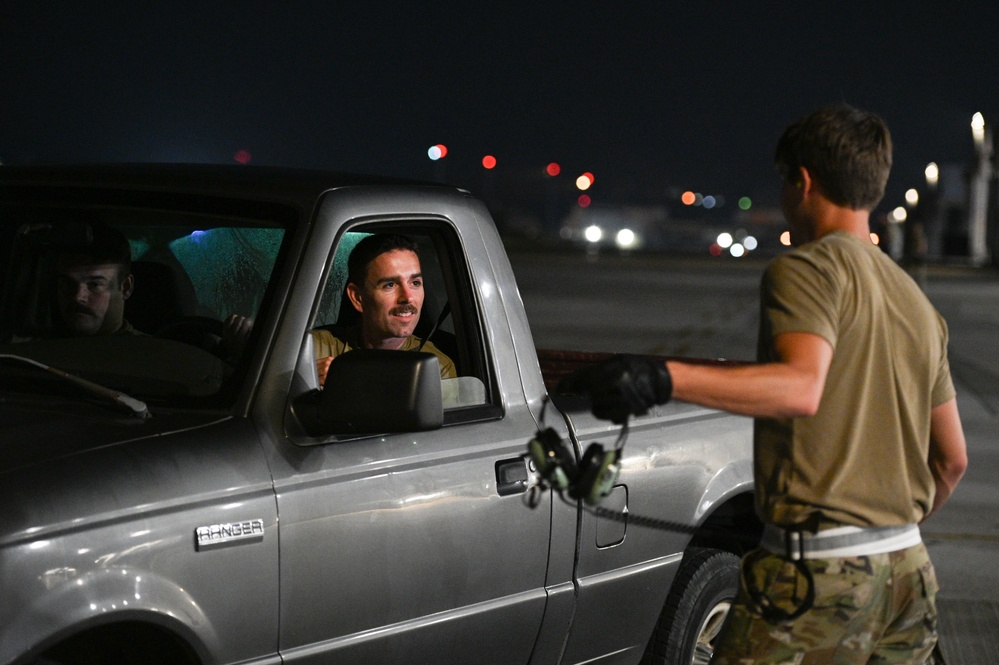 148th Fighter Wing Conducts Night Flying at Kadena Air Force Base