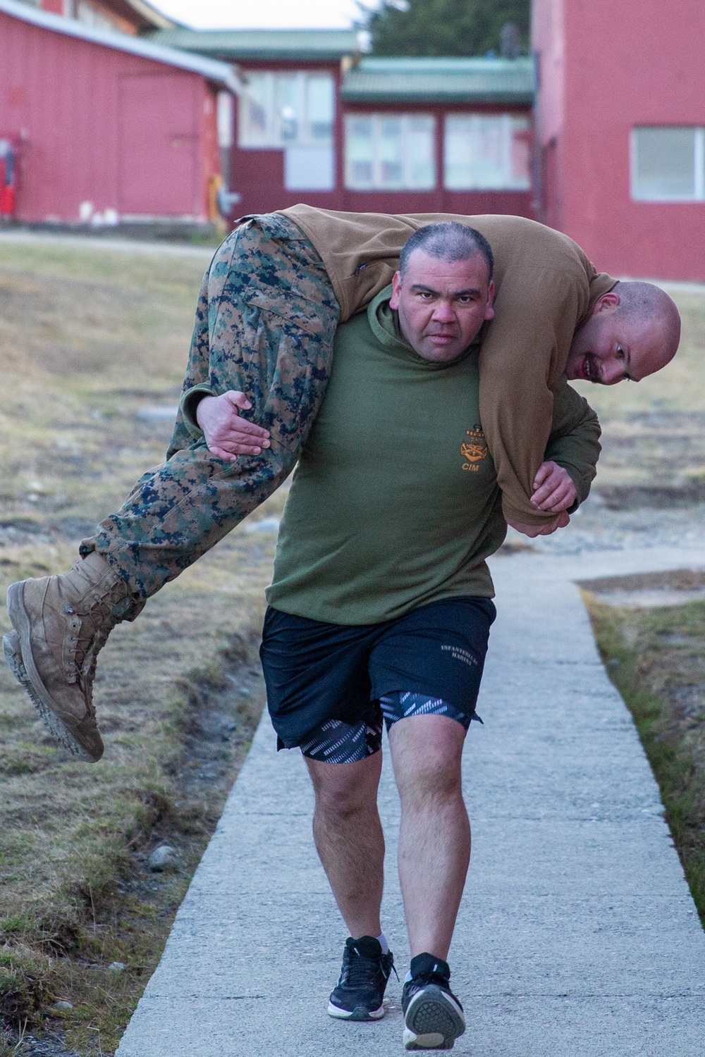 U.S. and Chilean Marines conduct physical training during UNITAS LXV