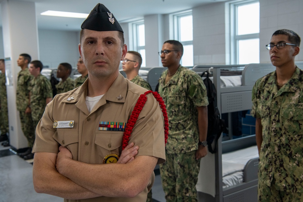 Hospital Corpsman First Class Cortland Stewart Recruit Training Command Staff in the Spotlight