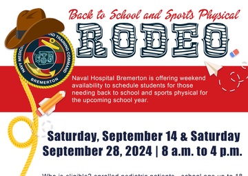 NHB Back to School and Sports Physical Rodeo