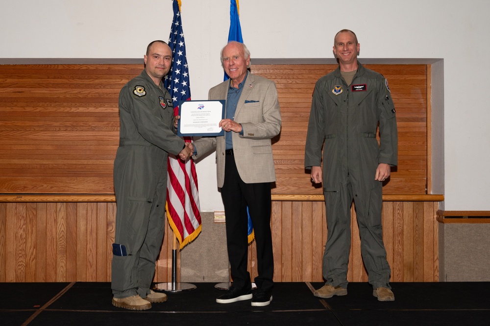 Honorary commander induction ceremony