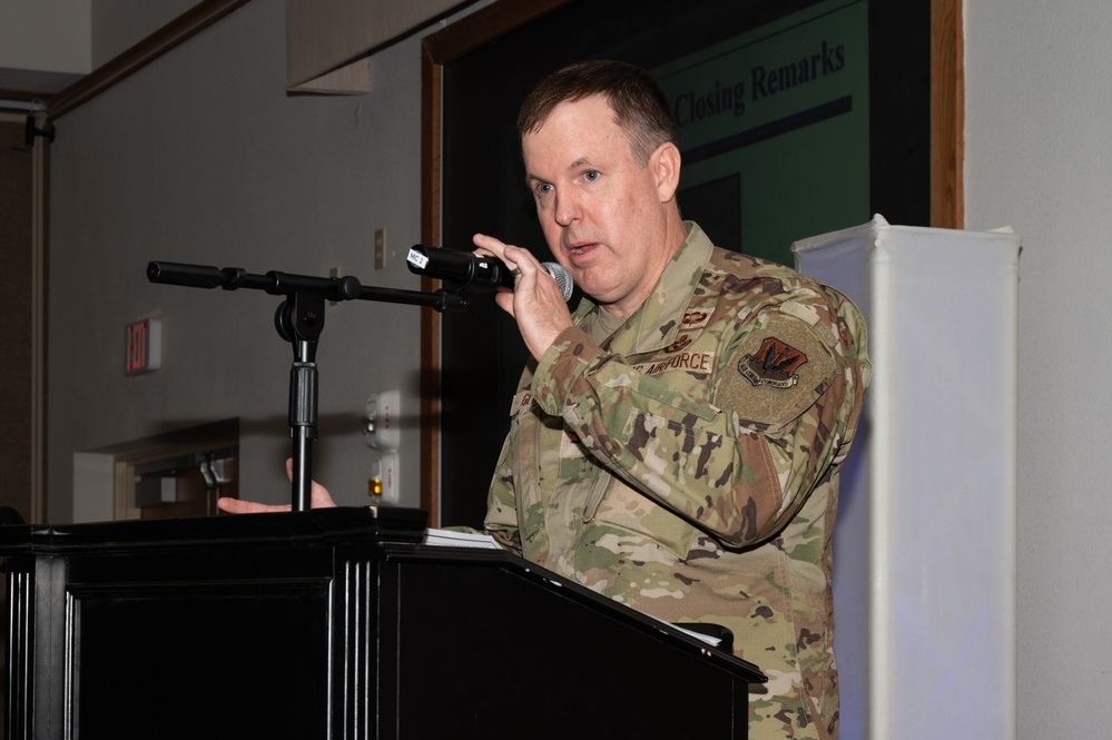 Honorary commander induction ceremony