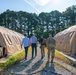 Former Chief Master Sgt. of the Air Force James Roy visits the Scott Air Force Base