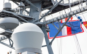 USS Richard M. McCool, Jr. Docks at NAS Pensacola