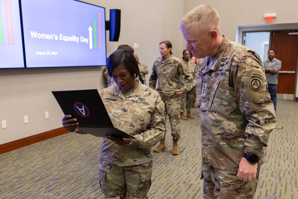 U.S. Army Central, USARCENT, Woman's Equality Day