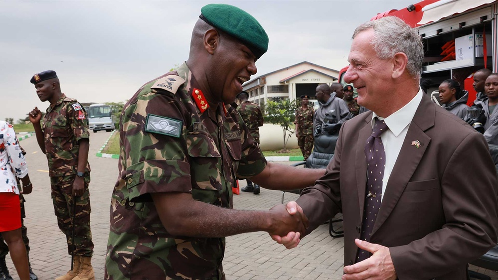 DTRA Conducts Transfer of Property and New Equipment Training Ceremony with Kenya Defence Forces