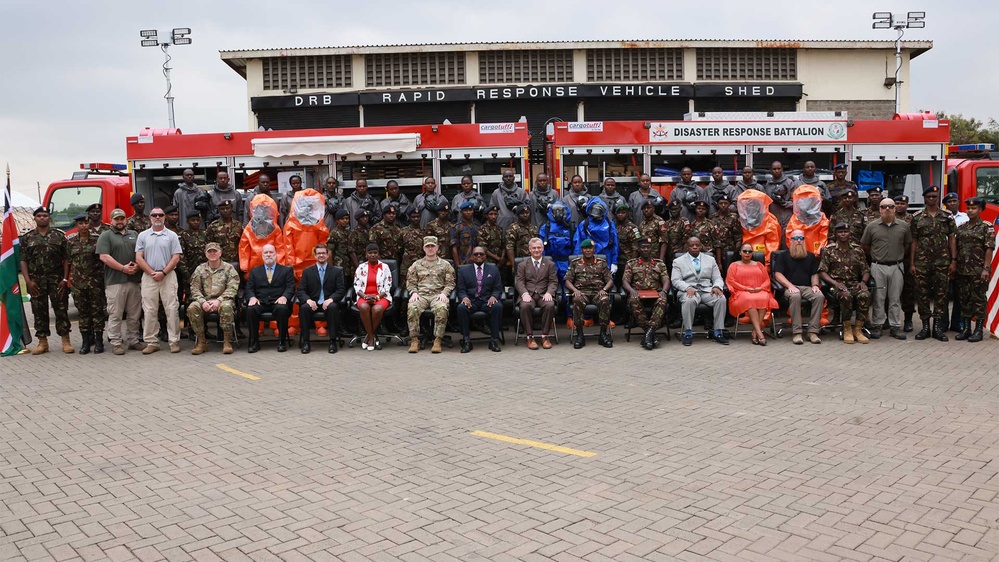 DTRA Conducts Transfer of Property and New Equipment Training Ceremony with Kenya Defence Forces